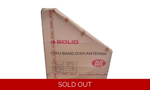 6 Feet 180cm SOLID C/KU PRIME FOCUS SATELLITE C-BAND RECEPTION DISH ANTENNA